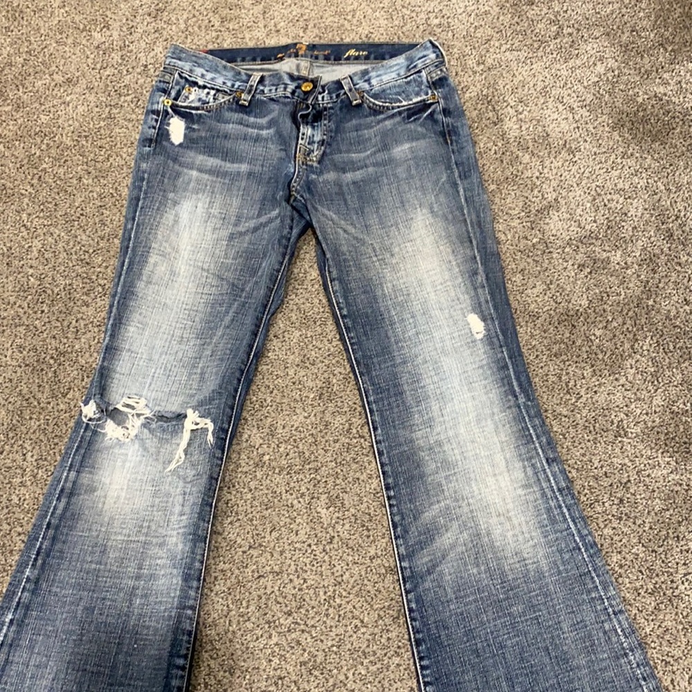 Seven for all man kind flare Jean size 28